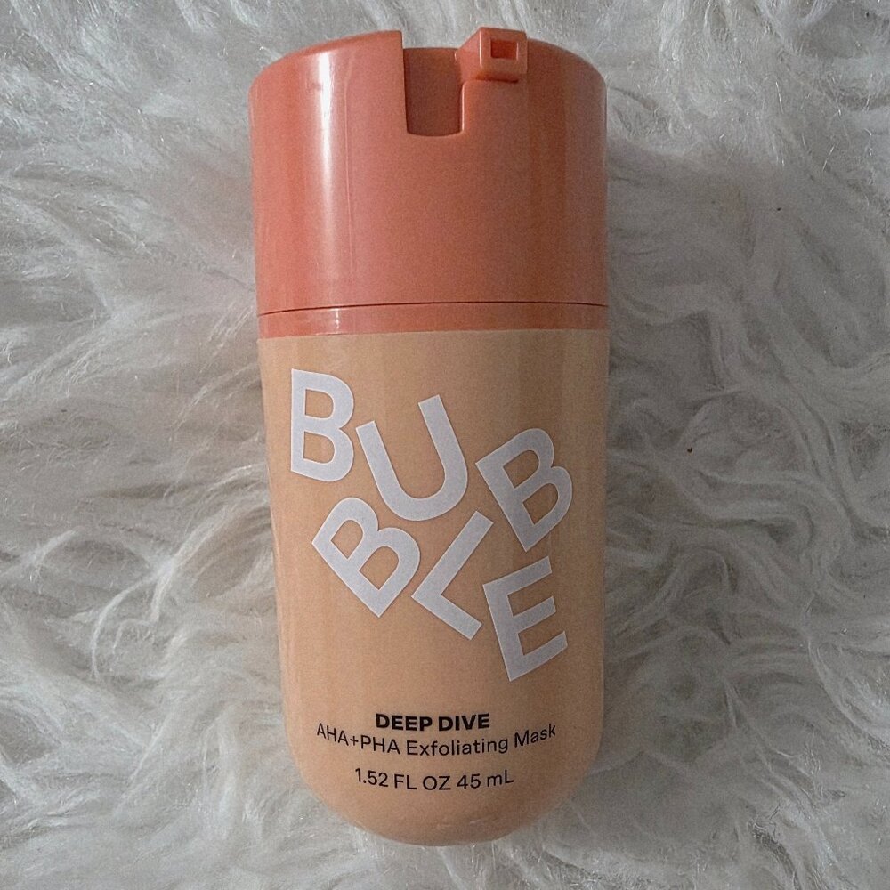 NWT Bubble Deep Dive AHA + PHA Exfoliating Mask, 1.52 FL OZ